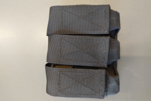 Kieszeń pionowa lewa na 3 granaty 40mm/ SIR Cordura CZARNA