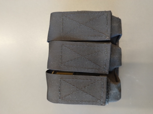 Kieszeń pionowa lewa na 3 granaty 40mm/ SIR Cordura CZARNA
