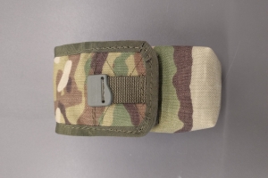 Kieszeń na granat ręczny Cordura MULTICAM dodatki zielone PROMOCJA