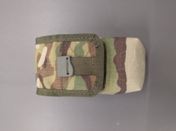 Kieszeń na granat ręczny Cordura MULTICAM dodatki zielone PROMOCJA