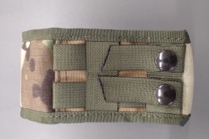 Kieszeń na granat ręczny Cordura MULTICAM dodatki zielone PROMOCJA