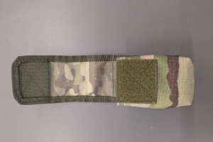 Kieszeń na granat ręczny Cordura MULTICAM dodatki zielone PROMOCJA