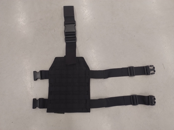 PANEL UDOWY MAŁY NA LEWĄ NOGĘ  20mm Cordura CZARNA PROMOCJA