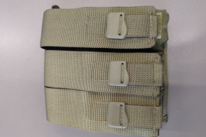 na 3 magazynki pistoletowe CORDURA NATO OLIV 20mm